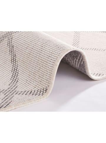 Kurzflor-Läufer "Corsica" in Creme/ Grau