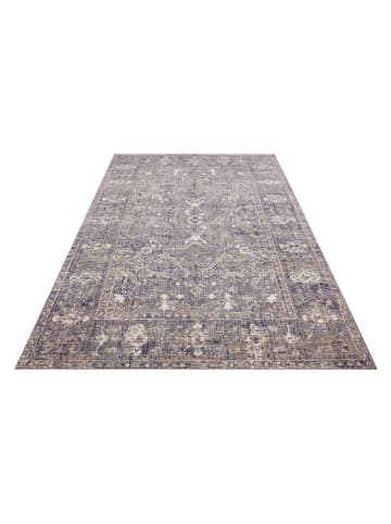 Indoor-/outdoortapijt "Cairo" blauw/crème
