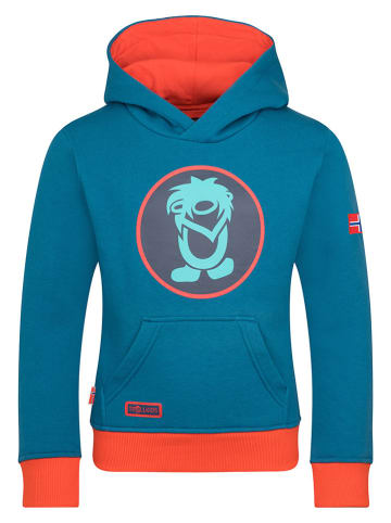 Hoodie "Troll" turquoise