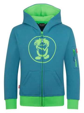 Sweatvest "Sortland" turquoise