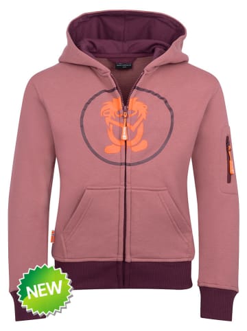 Sweatjacke "Sortland" in Rosa