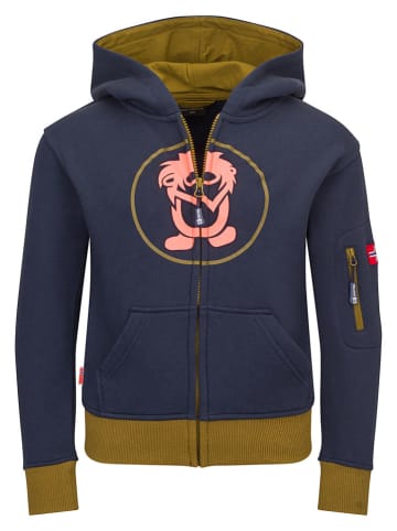 Sweatjacke "Sortland" in Dunkelblau