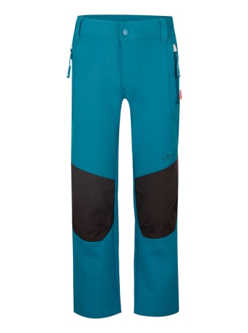 Softshellhose "Lysefjord" in Blau/ Schwarz
