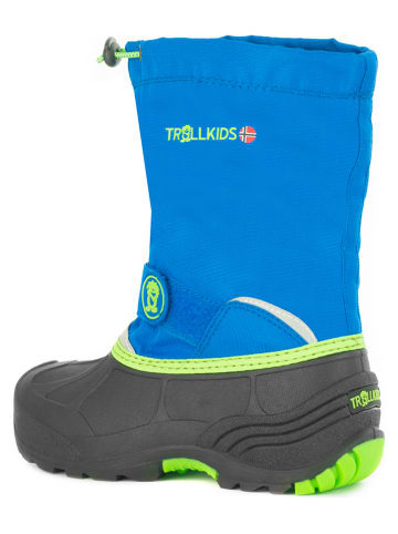 Botki zimowe "Telemark Winter Boot XT" w kolorze błękitno-zielonym