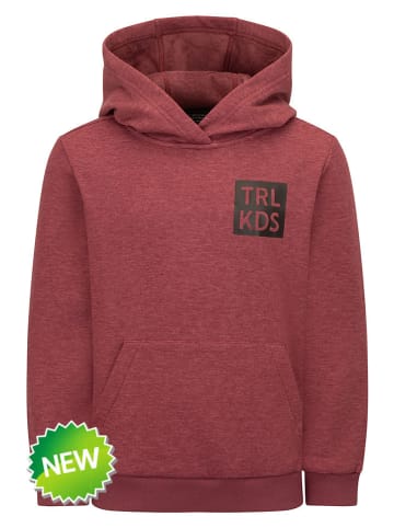 Hoodie "Rosfjord" rood
