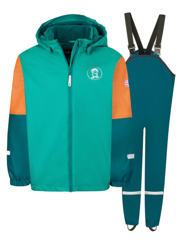 2-delige regenoutfit "Odda" groen