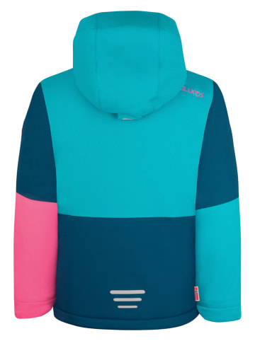 Ski-/snowboardjas "Hallingdal" turquoise/lichtroze