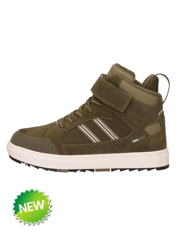Leren sneakers "Grimstad" kaki