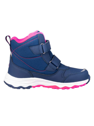 Winterboots "Hafjell" in Dunkelblau/ Pink