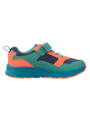 Sneakersy "Haugesund" w kolorze zielono-pomarańczowym