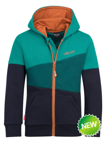 Bluza "Alesund" w kolorze granatowo-zielonym