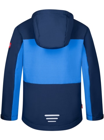Softshelljacke "Bergsfjord" in Dunkeblau/ Blau