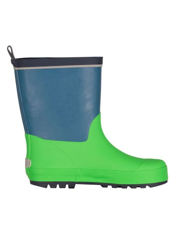 Gummistiefel "Lysefjord" in Blau/ Grün