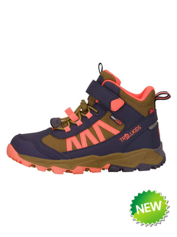Buty trekkingowe "Tronfjell" w kolorze granatowo-oliwkowym