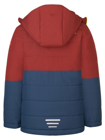 Ski-/ Snowboardjacke "Hemsedal" in Braunrot/ Dunkelblau