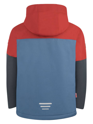 Ski-/snowboardjas "Eikedalen" bruinrood/blauw