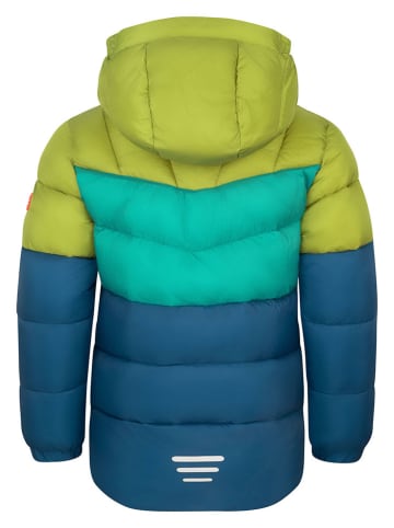 Winterjas "Kirkenes" blauw/groen