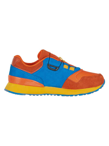 Skórzane sneakersy "Kristiansand" w kolorze pomarańczowym