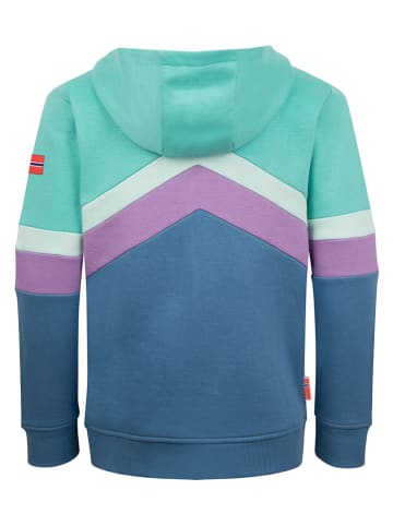 Sweatjacke "Flekkefjord" in Blau