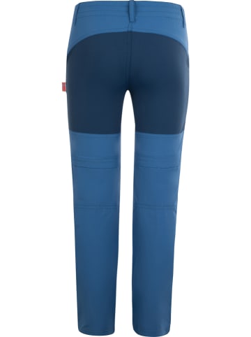 Spodnie trekkingowe Zipp-Off "Nordfjord" - Regular fit - w kolorze niebieskim