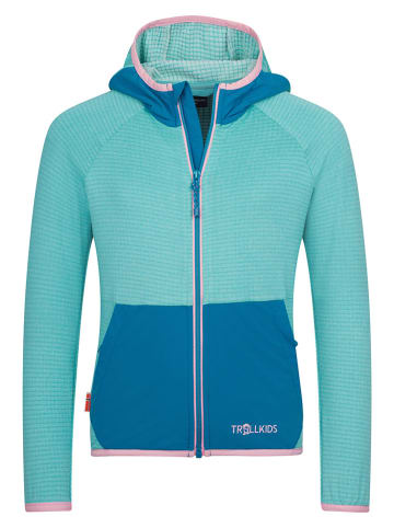 Fleece vest "Holmedal" turquoise