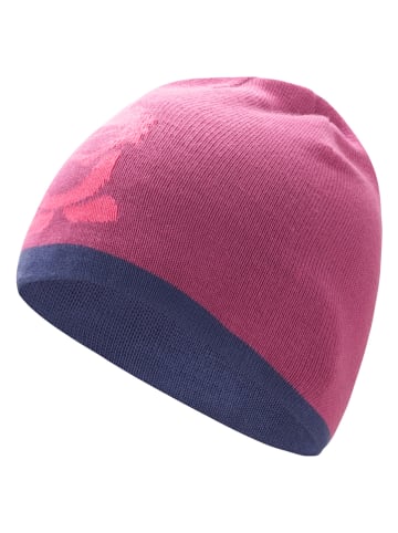 Dwustronna czapka beanie "Troll" w kolorze różowo-fioletowym