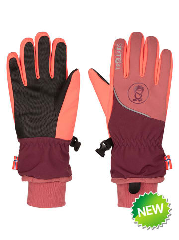 Funktions-Fingerhandschuhe "Trolltunga" in Orange