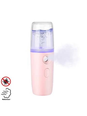 Nebulizator w kolorze jasnoróżowym