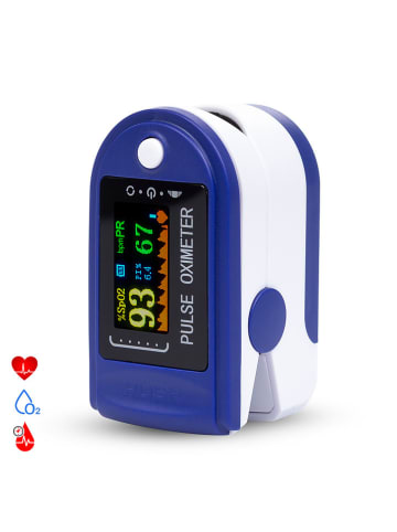 Pulsoximeter in Blau