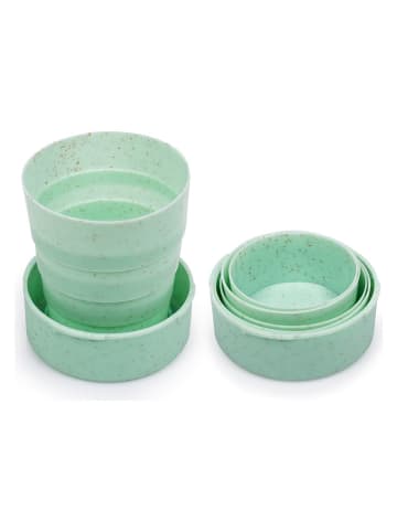 Faltbarer Becher in Mint - 130 ml