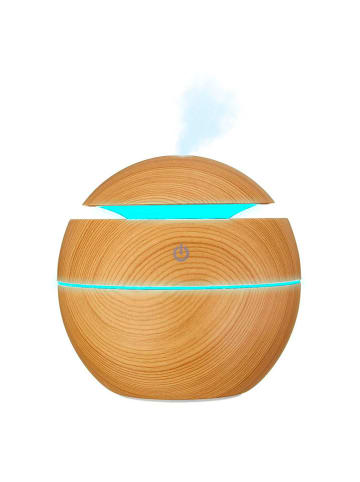 Nawilżacz powietrza LED w kolorze jasnobrązowym - 130 ml