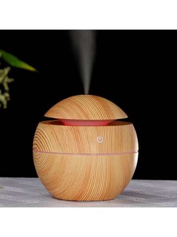 Nawilżacz powietrza LED w kolorze jasnobrązowym - 130 ml