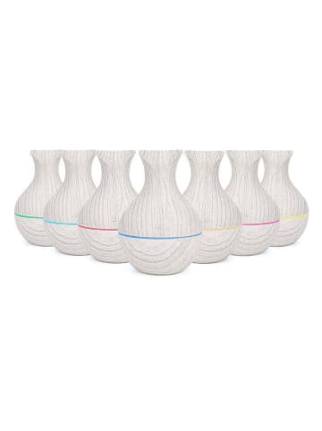 Nawilżacz powietrza LED w kolorze białym - wys. 14 x Ø 10 cm