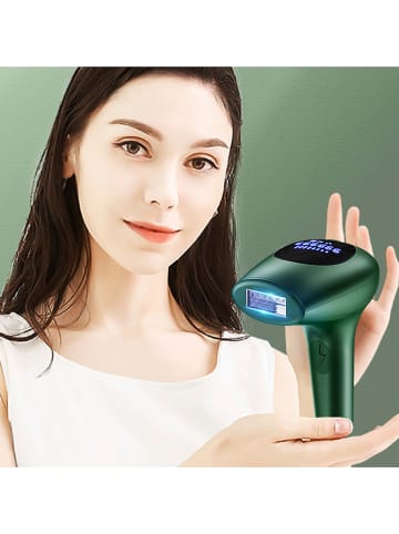 Depilator IPL w kolorze zielonym