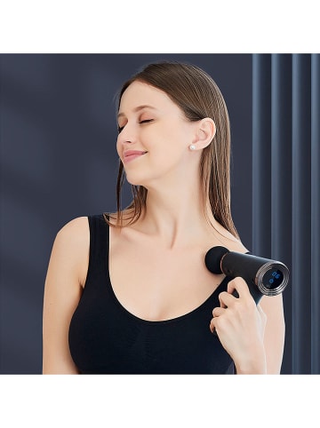 Massagepistole in Schwarz