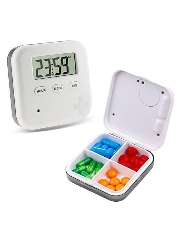Elektrische Tablettenbox wit