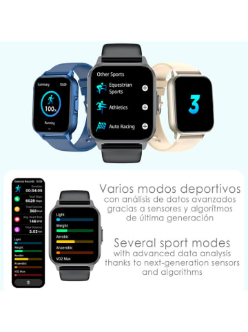 Smartwatch "ZW36" in Blau