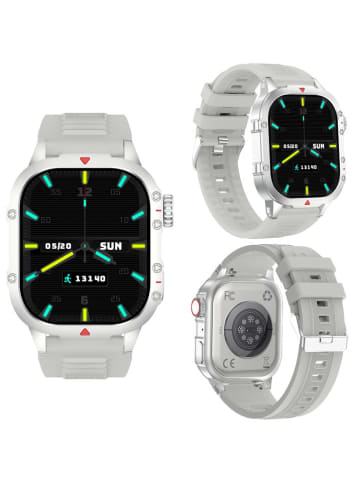 Smartwatch "B04" w kolorze srebrno-szarym