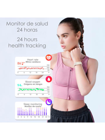 Smartband "QS90" w kolorze czarnym
