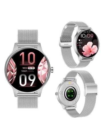 Smartwatch "QS80" w kolorze srebrnym