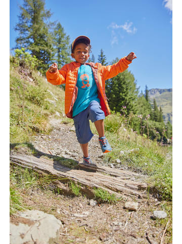 Spodnie trekkingowe Zipp-Off "Oppland" - Slim fit - w kolorze granatowym