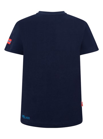 Functioneel shirt "Troll" donkerblauw