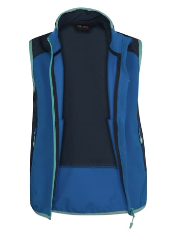 Functionele bodywarmer "Balestrand" zwart/blauw