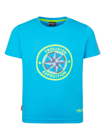 Functioneel shirt "Windrose" lichtblauw