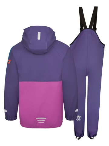 2tlg. Regenoutfit "Odda" in Lila