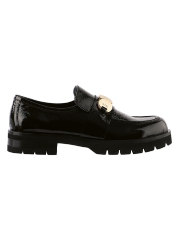 Leder-Mokassins "Alison" in Schwarz