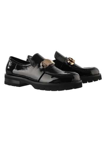 Leder-Mokassins "Alison" in Schwarz