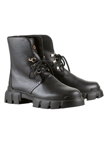 Leder-Boots "Winter Hike" in Schwarz