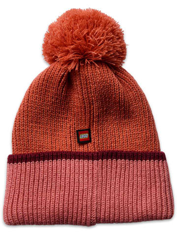 Muts met pompon "Aris 801" rood