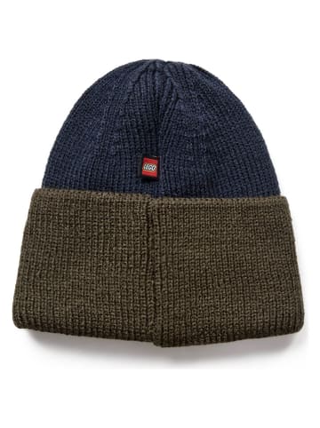 Mütze "Agan 704" in Khaki/ Dunkelblau